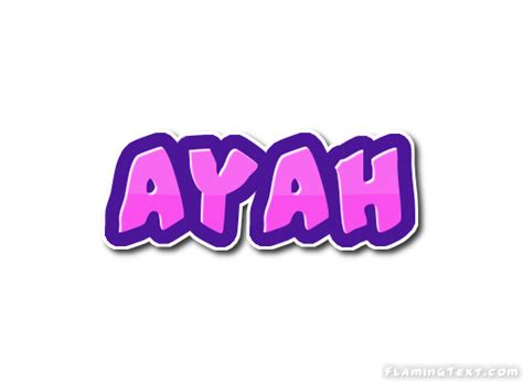 Ayah Logo Outil De Conception De Nom Gratuit à Partir De Texte Flamboyant