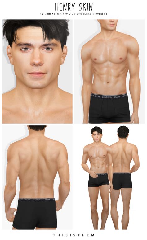 Henry Skin And Sim Male Body Preset N5 Contact Lenses Thisisthem On