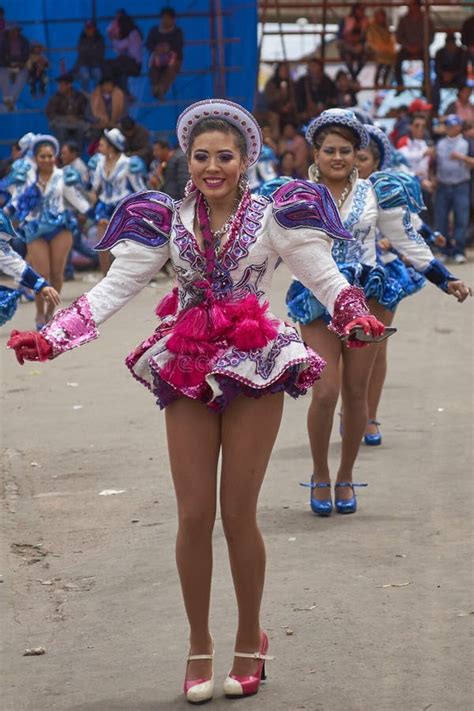Caporales Dancers At â€ He Oruro Carnival In Bolivia Editorial Stock