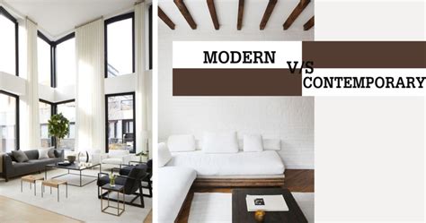 Difference Between Modern And Contemporary Interior Design