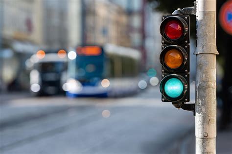 A Flashing Red Traffic Light At An Intersection Means You Must