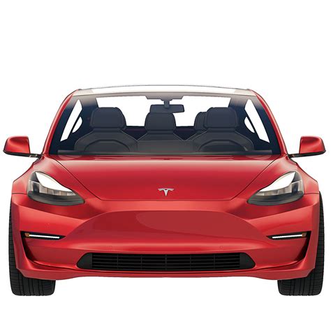3d Model Tesla Model 3 Performance 2022 Vr Ar Low Poly Cgtrader
