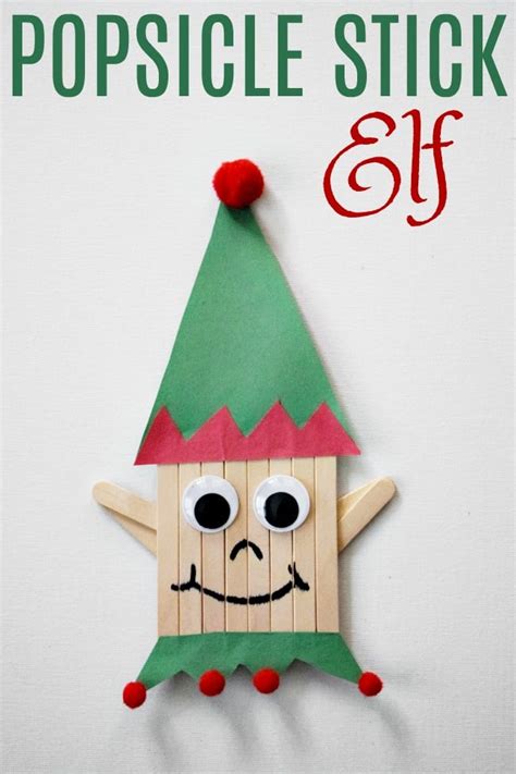 Popsicle Stick Elf Craft Todays Creative Ideas