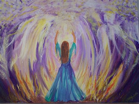 Worship Through The Fire Painting By Wendy Smith