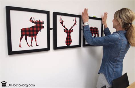 How To Hang 3 Picture Frames In A Perfectly Straight Row Utr Decorating