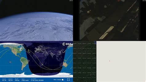 Evening American Coastlines Nasaesa Iss Live Space Station With Map