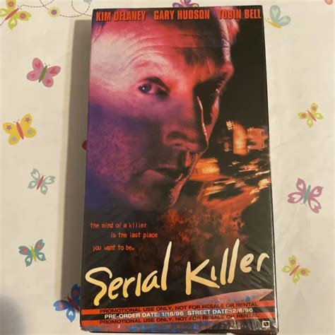 Serial Killer Kim Delaney Tobin Bell Vhs Serial Killer Labeled Promo