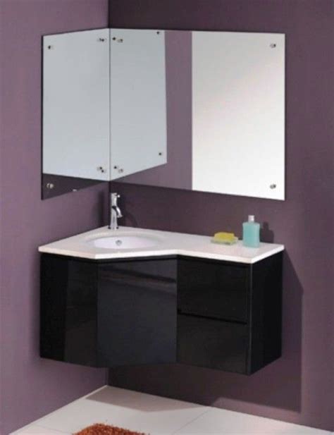 Not only does it handle the space saving challenge by decorating your bathroom with its out of the way. modern corner bathroom vanity - Google Search | Floating ...