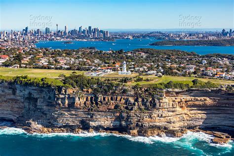 Aerial Stock Image Vaucluse Cliffs Looking West