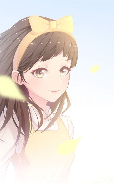 Anime Shoujo Grey Hair Yellow Eyes Chillin In 2020 Black Hair