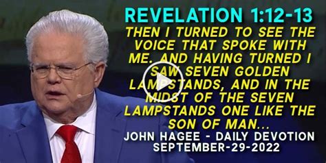 John Hagee September 29 2020 Daily Devotion Revelation 112 13