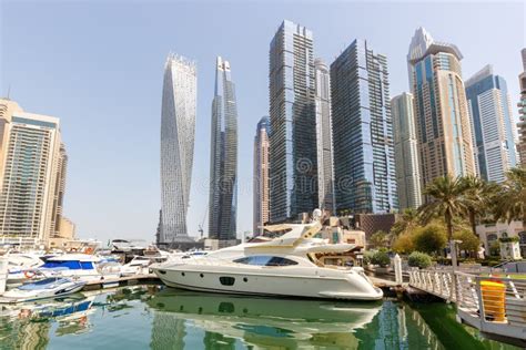Dubai Marina And Harbour Skyline Architecture Wealth Luxury Travel In