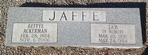 Sam Jaffe Found A Grave