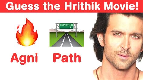 Hrithik Roshan Emoji Challenge Can You Guess Bollywood Movies Youtube