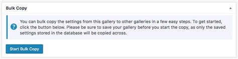 how to bulk copy gallery settings in foogallery pro fooplugins