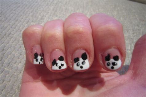 Pandas Are My Favorite Panda Nail Art Nail Art Tutorial Nails