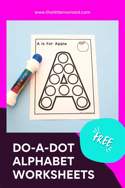Free Do A Dot Alphabet Printables The Little Mom Aid In 2021 Do A