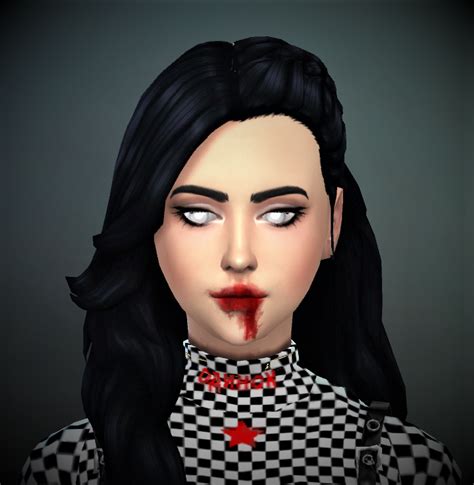 Annavaitts4 The Sims 4 Vampires Blood Lips Love 4
