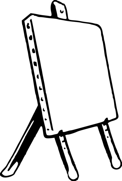 Easel Clipart Simple Wood Easel Simple Wood Transparent Free For