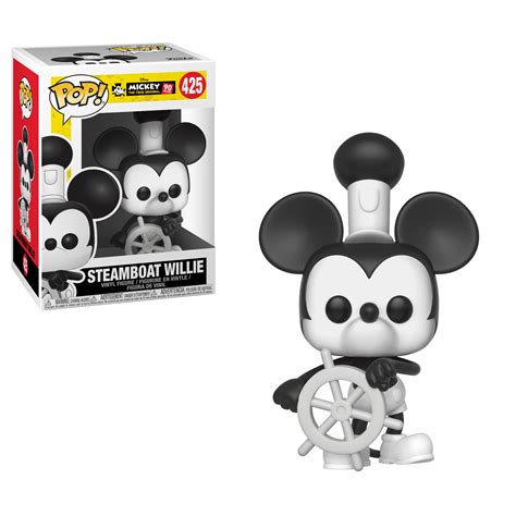🏆 Figura Funko Pop Mickey Mouse Steamboat Willie Disney Animation