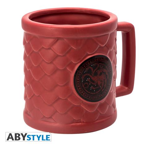 Game Of Thrones Mug 3d Targaryen X2 Abysse Corp