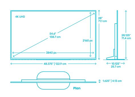 Samsung 82 Q70 Tv Dimensions And Drawings Dimensionsguide