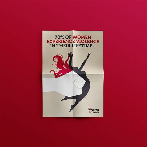 No Violence Against Woman Poster Behance