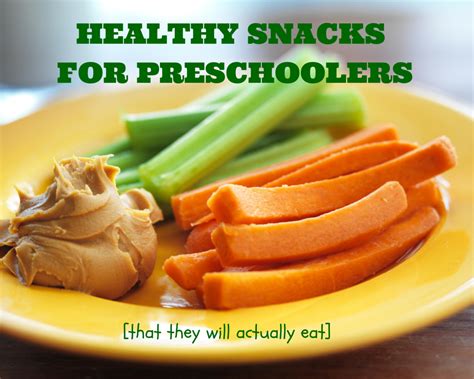 Healthy Snacks for Preschoolers - Mom to Mom Nutrition