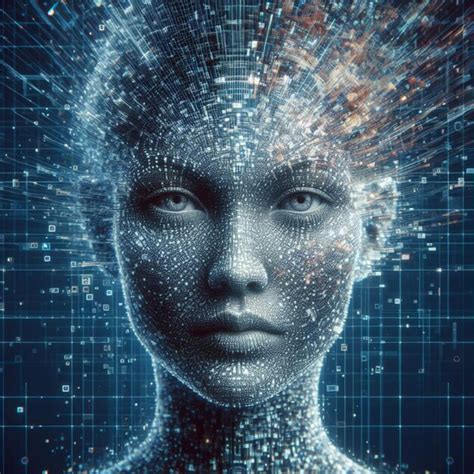 Premium AI Image Artificial Intelligence Concept 3D Model Of Human