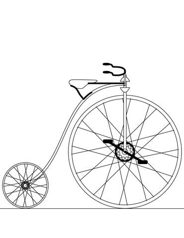 Fireman sam penny coloring pages. A Penny-Farthing Coloring Page