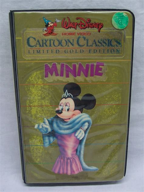 Vintage Walt Disney Cartoon Classics Gold Edition VHS Lot Mickey Mouse Minnie Mouse