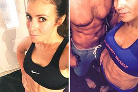 Kym Marsh Strips Down To Pink Sports Bra To Flaunt Six Pack Im Proud