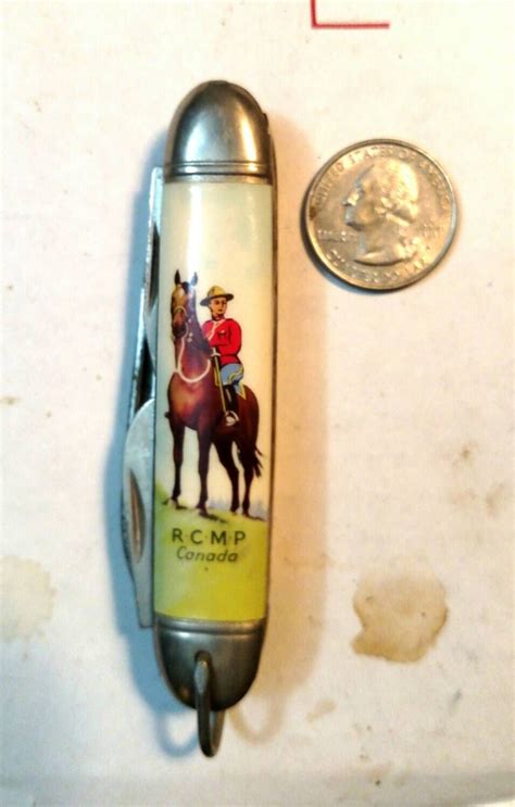 Rcmp Mounties Collectible Pocket Knife Richards Sheffield Etsy