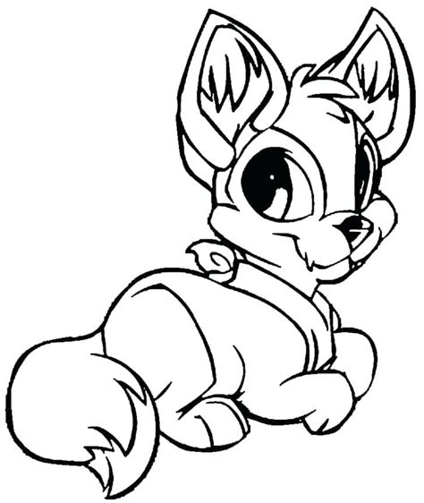 Cute Wolf Coloring Pages At Free Printable Colorings