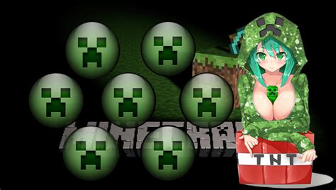 48 Minecraft Creeper Girl Wallpaper Wallpapersafari