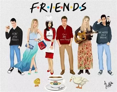What If The Six Main Characters From Friends Had Tinder
