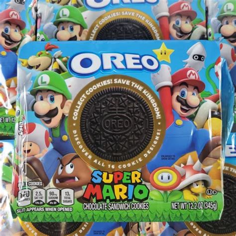 Super Mario Oreo Limited Edition Cookies Sealed Nintendo Chocolate
