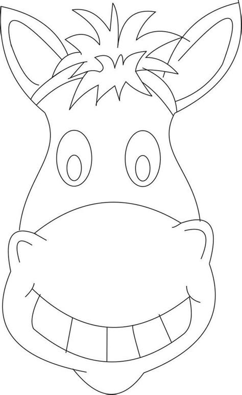 Parents should allow them to participate in new activities. Horse Mask Coloring Page : Coloring Sky