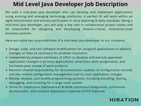 Java Developer Job Description 2022 Career Guide With Required Skills