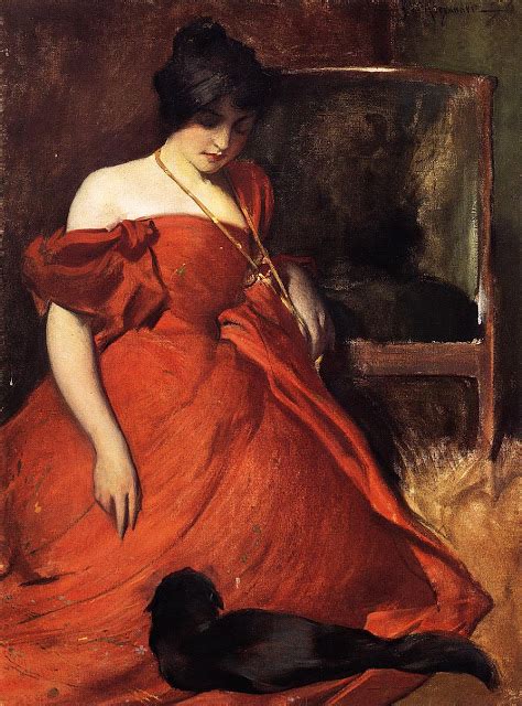 John White Alexander 1856 1915 American The Great Cat