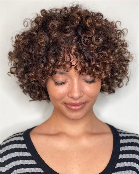 19 Best Curly Bob With Bangs For The Most Flattering Haircut And Hairstyle