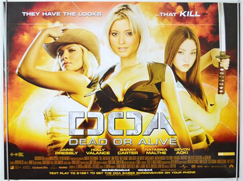 If you chose to provide the parents' guide to what's in this movie. DOA - Dead Or Alive - Original Cinema Movie Poster From ...