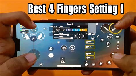 Pubg Mobile Best 4 Finger Claw Settings Ever 2020 Youtube