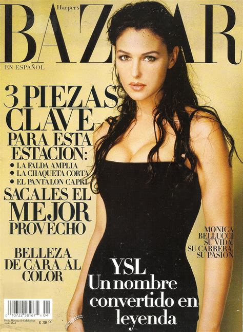 Harper's Bazaar México. Abril 2004. Monica Bellucci | Monica bellucci, Monica bellucci young, Monica