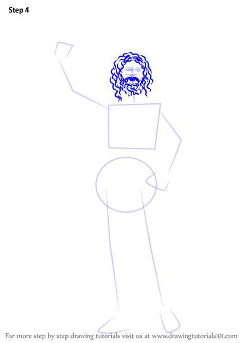 Learn How To Draw Zeus Greek Gods Step By Step Drawing Tutorials