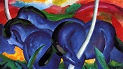 The Large Blue Horses [Franz Marc] | Sartle - See Art Differently