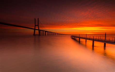 Bridge Sunset 5k Hd Nature 4k Wallpapers Images Backgrounds Photos