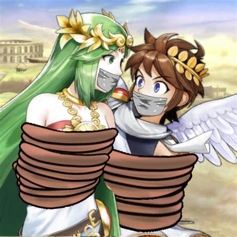 Palutena And Pit Captured By Lakithundurus On Deviantart