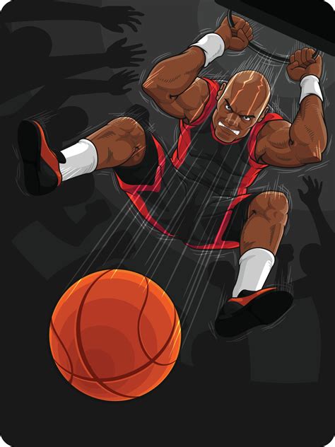 Basketball Player Cartoon Drawing