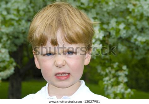 Angry Little Boy Stock Photo 13027981 Shutterstock